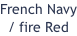 French Navy / fire Red