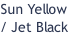 Sun Yellow / Jet Black